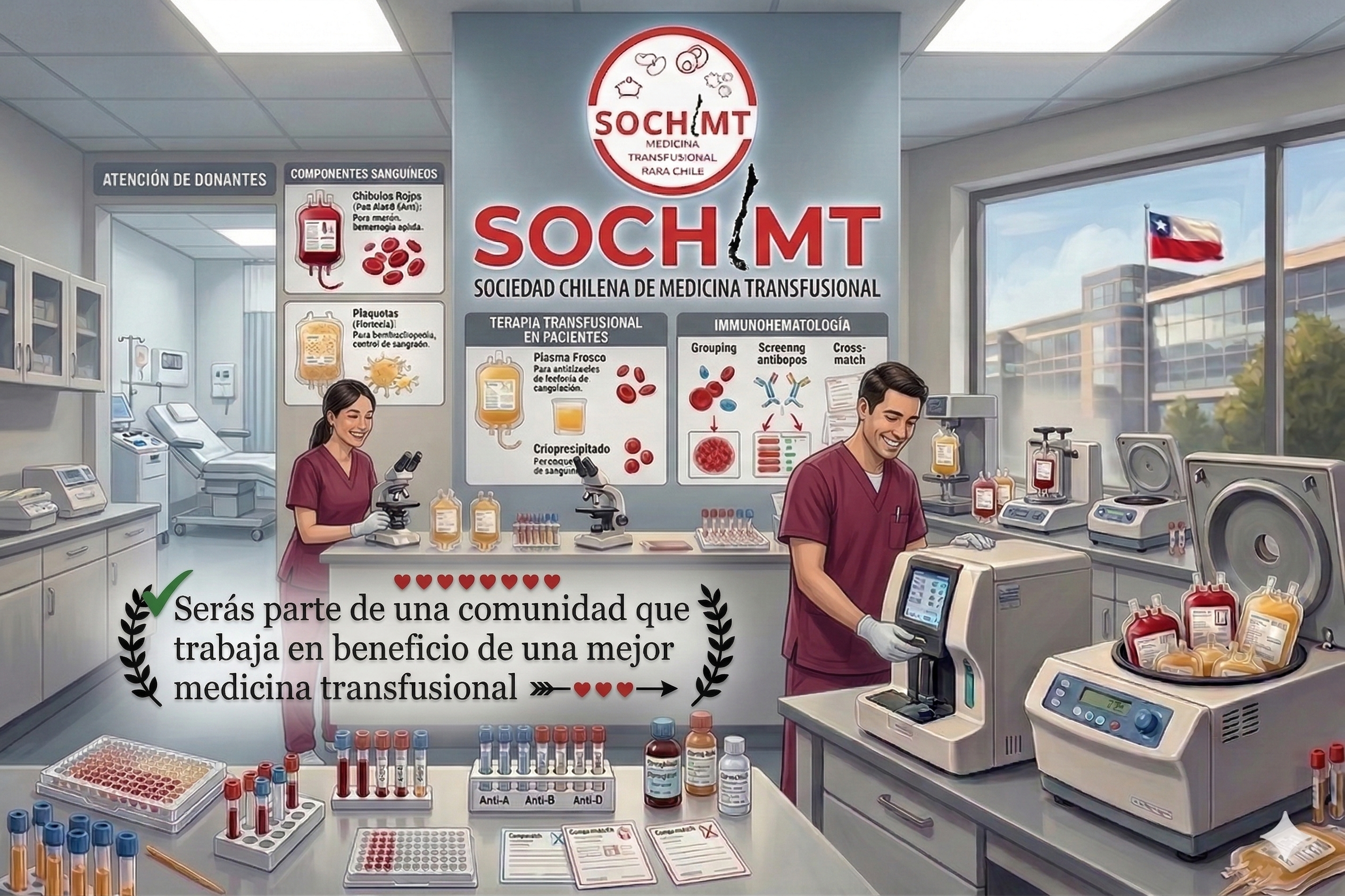 Bienvenido a SOCHIMT - Sociedad Chilena de Medicina Transfusional